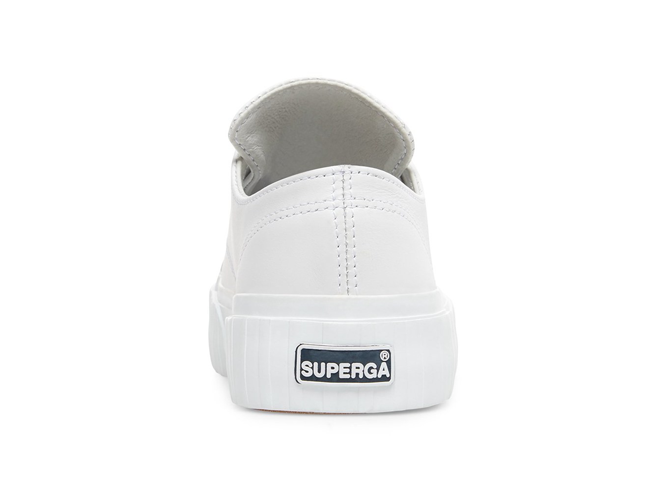 Superga Sneakers Womens - 2630 Cownappau Leather - White - SWVQD3594